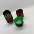 DIVA Mini Cup cake liners set Safely Packed 100 PCs multi color Premium Paper Quality Cup Cake liner. 