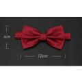 【NEW】 Men Adult Bowtie Solid Color Classic Fashion Wedding Party Formal Satin Gift Plaids Multicolor Adjust Neck Bow Tie. 