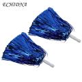 Durable Pe Material Pom Poms Colorful Metallic Cheerleading Pom Poms for Women Girls Spirited Sports Dance Props Metallic Foil Cheerleading Pom Poms. 