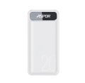 Aspor A396 20000mAh Power Bank With PD Charging, Capacity 20000 mAh / 22.5W, LCD digital display, IQ output. 