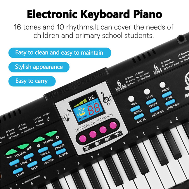 2X%2061%20Keys%20Electronic%20Piano%20Digital%20Music%20Electronic%20Keyboard%20Musical%20Instrument%20Gift%20with%20Microphone%20-%20Image%204