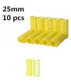 PLASTIC HAIR ROLLERS SET OF 10 ( L ). 