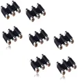 3 RCA Both Side Female Jointer for Audio Video 3RCA Cable Extenion Connecter. 