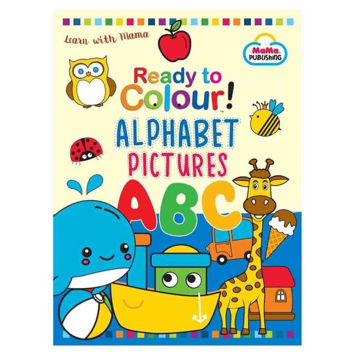 Children Activity - Ready to Colour - Alphabet Pictuers
