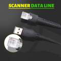 Scanner data cable barcode scanner USB port data cable. 