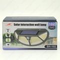 Solar Lights Outdoor 102 LED Solar Outdoor Lights Floodlight Lights 180° Wide Angle, Modern High Efficient Sensitive Motion Solar Wall Lights IP65 Waterproof Security Lights for Front Door Patio. 