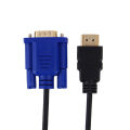 1.8M HDMI to VGA Cable HD 1080P HDMI Male to VGA Male Video Converter Adapter for PC Laptop. 