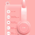 P47M Foldable Cute Cat Ear Headset LED Lights Glowing Headphones Earphone Universal. 