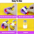 3D Printing 3ml/10ml Vial Label Applicator Precise Application Easy Alignment Sticker Alignment Tool Time-Saving Reusable Labeling Tools Home Organization. 
