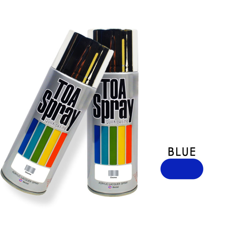 Toa spay paint blue