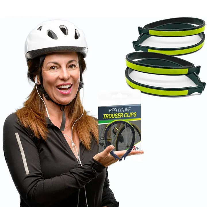 Trouser%20Clips-2%20pair%20x%20Bike%20Trouser%20Clips-Green%20-%20Image%203
