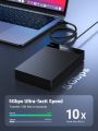 UGREEN External Hard Drive Enclosure for 3.5 2.5 Inch SATA SSD HDD USB 3.0 to SATA III Hard Drive Case with UASP 12V Power Adapter Compatible with WD Seagate Toshiba Samsung Hitachi PS5 Xbox. 