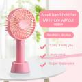 1200 MA Handheld Fan Portable Battery Version Charging Mini Small Fan Mute Big Wind Home Desktop Household Electric Small Fans. 
