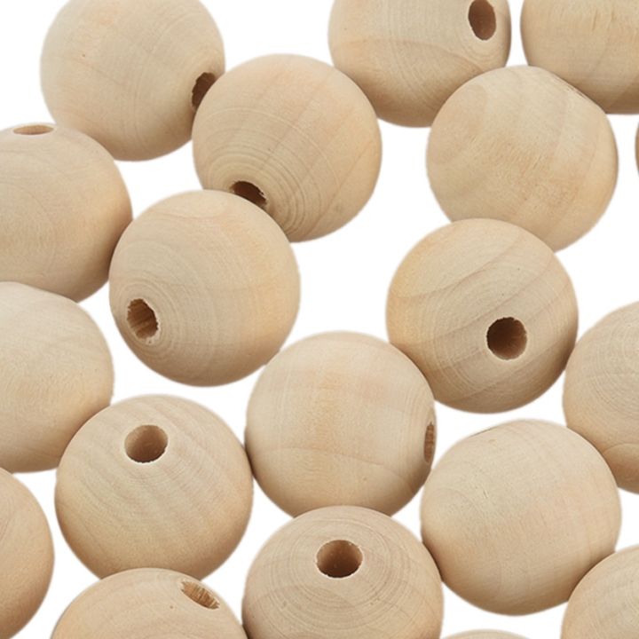 30x%20Natural%20Ball%20Wood%20Spacer%20Beads%2025mm(1inch)%20-Jewellery%20Making%20Findings,DIY%20Crafts%20Wood%20Color%20-%20Image%209