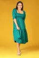 Ran Menike Smocked Midi Dress. 