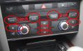 【5 (LEFT)】 Air conditioning panel button Multimedia switch Auto Econ setup for audi A6 C6 2005 2006 2008 2009 2010. 