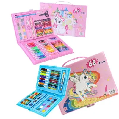86%20Pcs/Box%20Kids%20Painting%20Drawing%20Art%20Set%20And%2068%20Pcs/Box%20Kids%20Painting%20Drawing%20Art%20Set%20Together%20With%20Crayons%20Oil%20Pastels%20Watercolor%20Markers%20Colored%20Pencil%20Tools%20For%20Boys%20Girls%20Kids%20Children%20Gift%20-%20Image%205