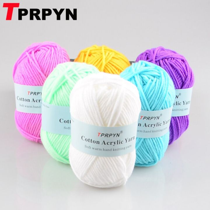 TPRPYN%201Pc=25g%2050M%20Milk%20Cotton%20Yarn%20For%20Hand%20Knitting%20Acrylic%20Wool%20Knit%20Yarn%20Crochet%20Scarf%20Hat%20Yarn%20DIY%20Line%20Threads%20Handmade%20-%20Image%203