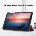 For Samsung Galaxy Tab A7 Lite 8.7 T220 T225 Case Slim Tri-fold Flip Cover Full Coverage Casing. 