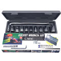 High Quality Socket Wrench 10pcs Set Spanner Car Machine Repair Service Tools Kit SMT. 
