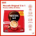 Nescafe Oriiginal 3 In 1 Premix Coffee 25 Sticks. 
