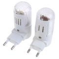 2 Pcs 3W 4 LEDs Night Light EU Plug Emergency Light Wall Lamp Home Bedroom Lighting. 