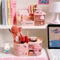 Cute And Creative Pen Holder Student Office Desktop Fashion Large Capacity Stationery Storage Box. 