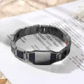 Strap Titanium Bangle Father For Personalized Name Men. 