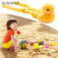 ECHIDNA Snow Toy One-piece Molding Duck Shape Snowball Maker Clamp. 