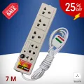 Prime Power Multi Plug Power Extension Cord High Grade Multi Functional Power Cord Socket Round Pin Made in Sri Lanka | 6 Months Warranty | 2 M, 3.5 M, 5 M, 7 M, 10 M Long Cable. 