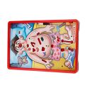 Children Education Doctor Pretend Board Operation Game Battery Powered Table Entertainment Hand Eye Coordination With Sound. 