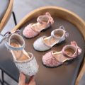Girls' shoes summer new little girl baby princess children's Baotou soft-soled crystal style girls' sandals. 