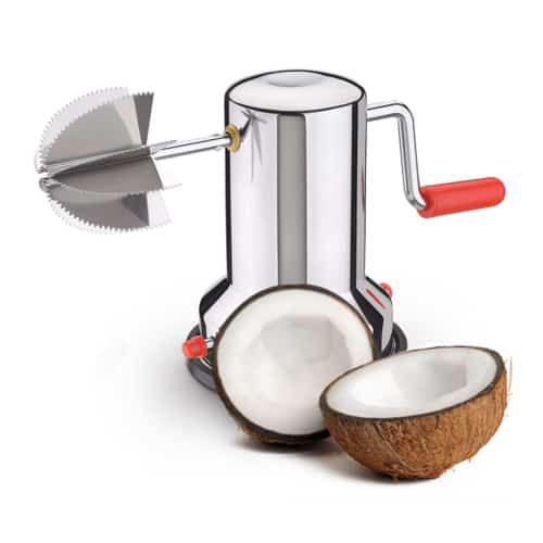 Stainless Steel Coconut  | Coconut Grater Machine | Coconut Crusher Manual Hand Roller | Coconut Chopper for Kitchen | Coconut Tool