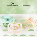 SF 1Pc Silicone Baby Pacifier Baby Bites and Chewable Products Comfortable Nipple Appearance for Newborns Flat Pacifier. 