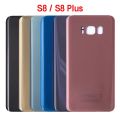 New For Samsung Galaxy S8 G950 G950F Battery Back Cover Rear Door S8 Plus G955 G955F Glass Panel Housing Case Replac. 