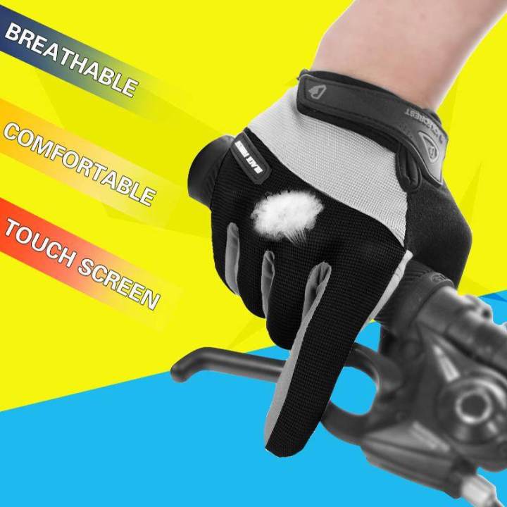 Yoomee%201%20Pair%20Outdoor%20Men's%20Full%20Finger%20Cycling%20Gloves%20Mountain%20Bike%20Motorcycle%20Gloves%20Long%20Finger%20Bicycle%20Gloves%20-%20Image%206