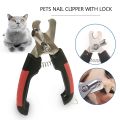 Professional Pet Dog Nail Clipper with Lock Grooming Clippers for Animals Cats Size S. 