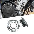 2x Motorcycles Engine Oil Filler Cap, Motorcycle Oil Filler Cap Screw ,Transmission Tank Cover for , Accessories. 