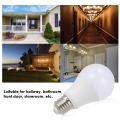 Migeet 9W E26/E27 LEDs Light Bulb with Motion Sensor Intelligent Human Body Induction Lamp Energy Saving Smart Light for Front Door Stairs Hallway Garage Garden. 