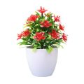 Office Artificial Plants Tree Pot Plants Artificial Flowers Small Plants Desk Decoration In Pots. 