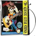 2 Pcs Alice E1st String 2 in 1 Colorful Ball-End Phosphor Bronze Acoustic Guitar Strings Extra Light guitar saparate 2 strings. 
