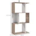 VTEC Modern Bookshelf / 3-Tier / Ornament Rack/ Simple shelf/ Bookcases /  Shelves / Objects Display/  Home Decor / Modern Furniture / Multifunctional bookcase / Combination Floor Cabinet / Wooden / Simple  / Storage & organisation. 