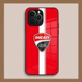 Motorcycle Ducati Logo Phone Case Tempered Glass For IPhone 12 14 13 11 Pro XS Max Plus Mini X XR 8 7 6s SE2020 Coque. 