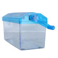 Mini Hand Shredder Manual Shredder Low Noise Wide Application Multifunctional 1.5L Transparent Plastic Window Box for Homes. 