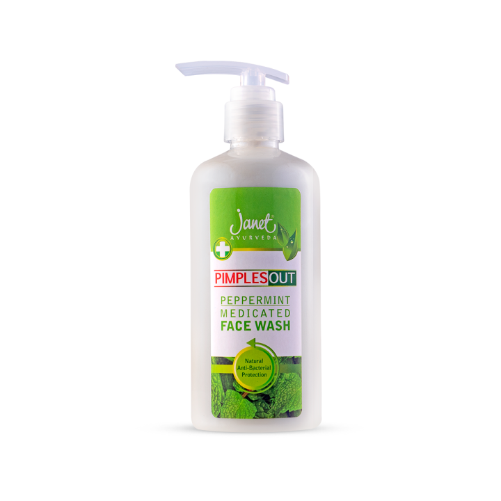 Janet Peppermint Medicated Face Wash 300Ml