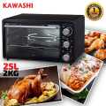 Electric Oven Kawashi 2kg_ Grill & Bake _25 Liter. 