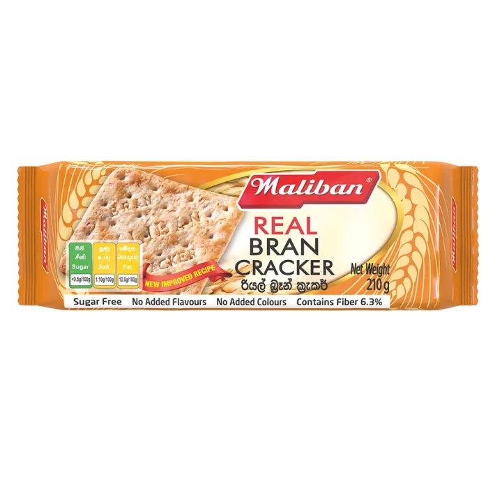 Maliban Bran Cracker 210g