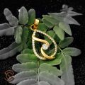 Gold Plated Pendant for Ladies - Elegant and Rich Look. 