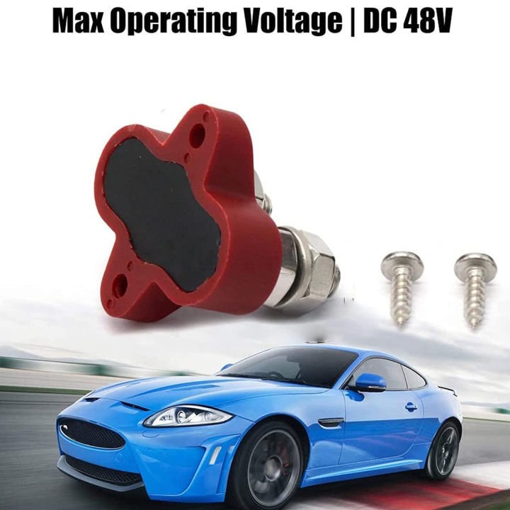 Terminal%20Block%20Studs%20M8%2048V%20Junction%20Block%20Bus%20Bar%20Dual%20Heavy%20Duty%20Power%20Distribution%20Stud%20for%20Truck%20RV%20Boat,Black%20-%20Image%202