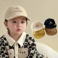 Cute Duck Baby Baseball Cap Solid Color Cartoon Embroidered Peaked Hat for Toddler Boy Girl Summer Soft-brim Kids Casual Sun Hat. 